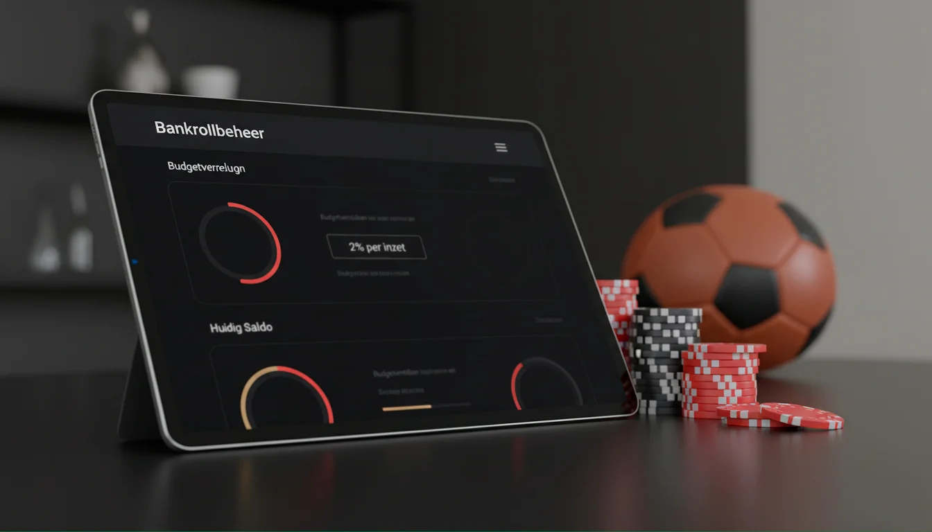 Overzicht van bankroll management strategie voor sportweddenschappen tijdens het WK 2026 met budget verdeling