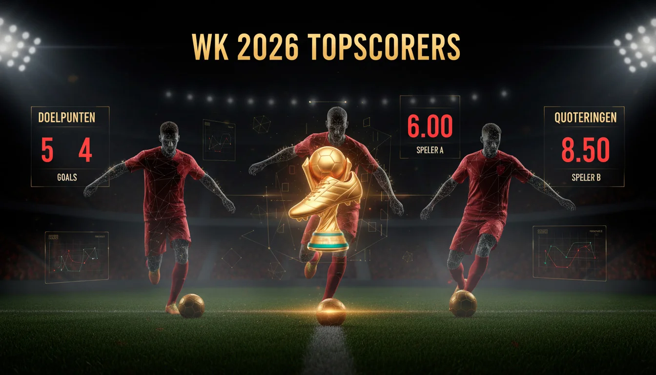 WK 2026 topscorer kandidaten met hun quoteringen en doelpuntenstatistieken voor sportweddenschappen
