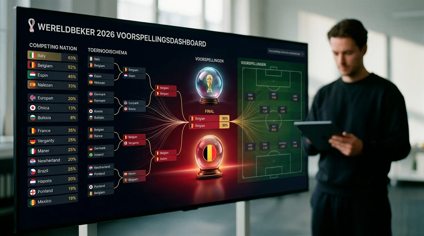 WK 2026 voorspellingen met analyse van favorieten en potentiële winnaars op basis van quoteringen en teamsterkte