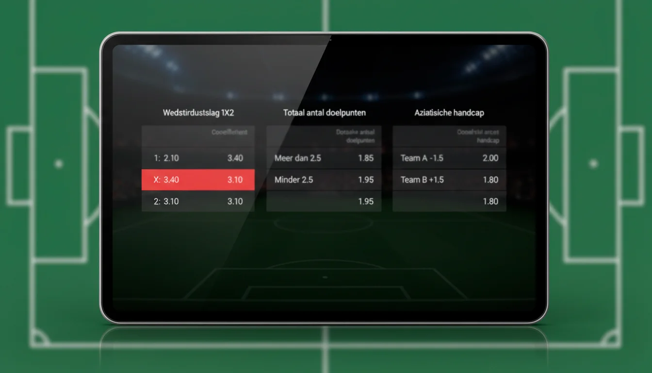 Overzicht van sportweddenschappen voor het WK 2026 met quoteringen en wedformulieren