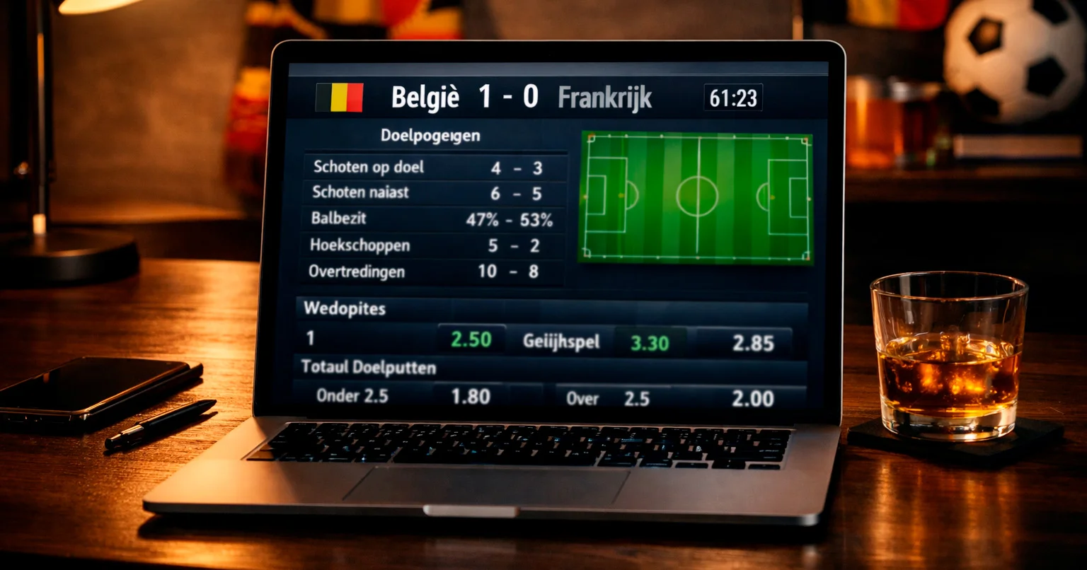 Overzicht van verschillende weddenschap types voor het WK 2026 voetbal inclusief 1X2 en over under opties